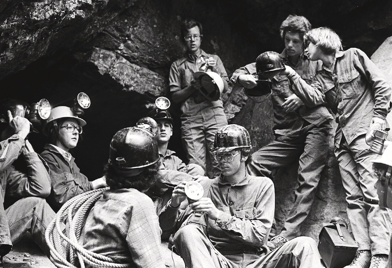 NYSCamp Delegates Caving in 1977.jpg