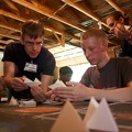 Origami with mathematician Dr. Tom Fleming at the NYSCamp